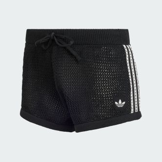 CROCHET SHORTS BLACK