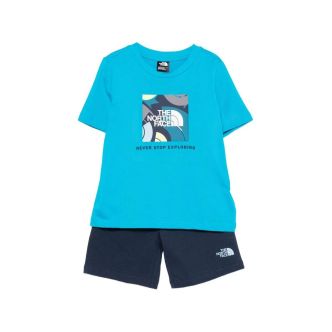KID BOX NSE PLAY REG SHORT SET BLUE/SUMM