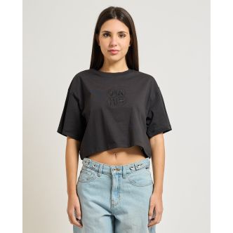 ELLIPSE RELAX CROP SS BLACK