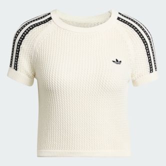 CROCHET TEE OWHITE