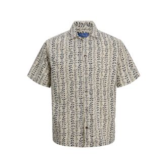 JPRBLULYON PRINT DOBBY S/S SHIRT SN