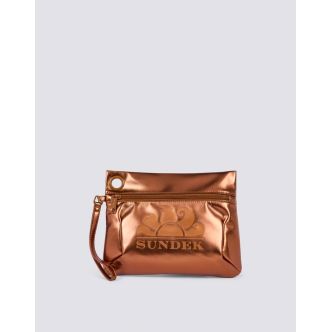 SUNDEK LAMINATED CLUTCH BAG