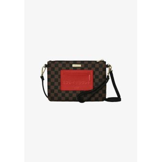 RED REDEMPTION CROSSBODY POUCHETTE